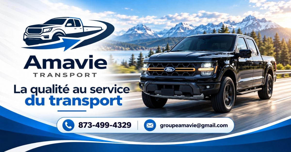 Bannière Amavie transport